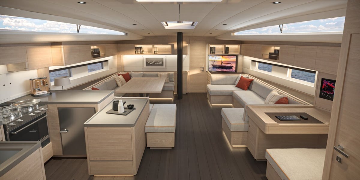 Grand Soleil 65 Performance interior